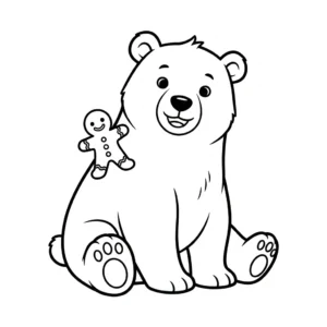 coloriage Bonhomme en pain d’épice updated pour enfant de à imprimer