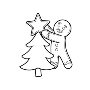 coloriage Bonhomme en pain d’épice updated educatif pour enfant