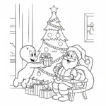 coloriage Casper de pour enfants