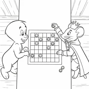 coloriage Casper a imprimer gratuitement