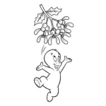 image pour coloriage Casper enfant