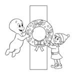 image pour coloriage Casper enfant