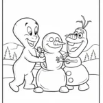 coloriage Casper a dessiner et imprimer