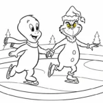 image de coloriage Casper pour enfant