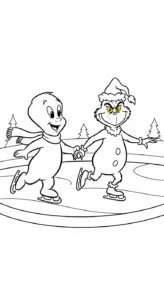 image de coloriage Casper pour enfant