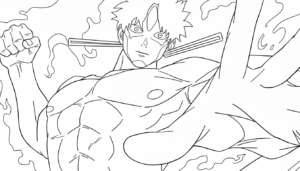 coloriage Dandadan updated pour enfants