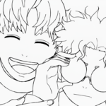 coloriage Dandadan updated pour enfant de à imprimer