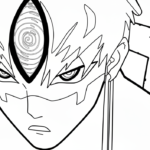 coloriage Dandadan updated à imprimer pour enfant de 6 ans
