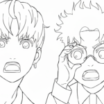 coloriage Dandadan updated d