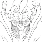 coloriage Dandadan updated à imprimer pdf gratuit