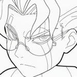 coloriage Dandadan updated à imprimer pour enfant de 12 ans