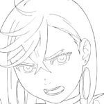 coloriage Dandadan updated en ligne