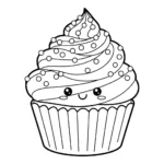 imprimer coloriage Dessert