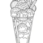 coloriage Dessert et dessin a imprimer