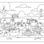 coloriage Dessert pour enfant a imprimer gratuit