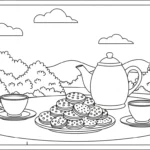 image pour coloriage Dessert enfant