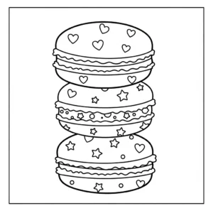 coloriage Dessert gratuit a imprimer