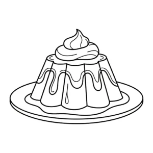 coloriage Dessert à imprimer pour enfants