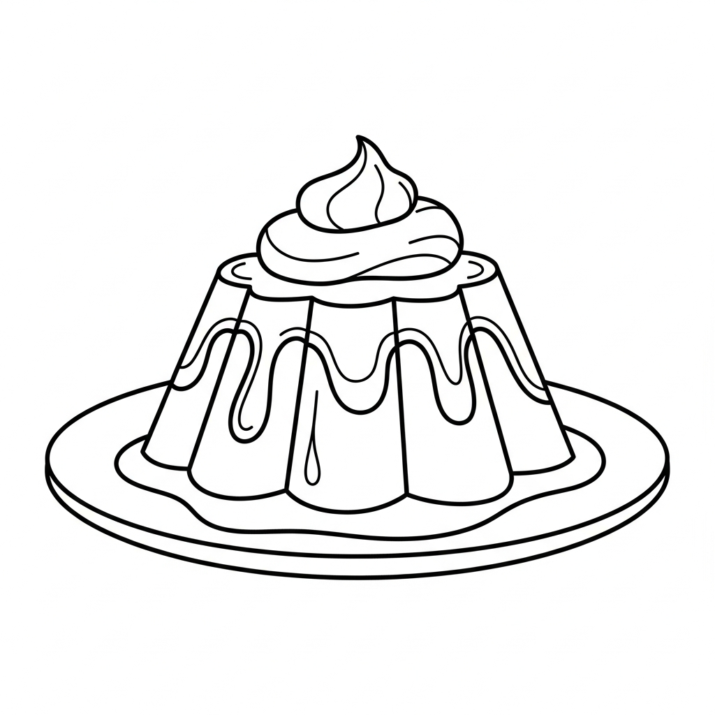 Tranh tô màu Dessert