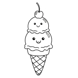 coloriage Dessert et dessin a imprimer