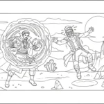 coloriage Doctor Strange de pour enfants
