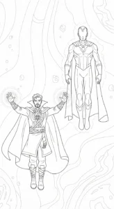 coloriage Doctor Strange et dessins