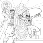 coloriage Doctor Strange à imprimer a4