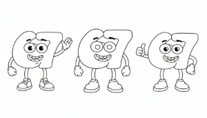 coloriage Los 67 à imprimer pour enfant de 7 ans