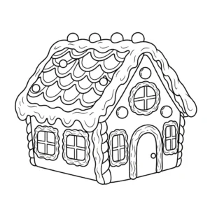 coloriage Maison En Pain D’épices updated d