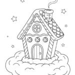 coloriage Maison En Pain D’épices updated en ligne pour enfant