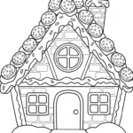 coloriage Maison En Pain D’épices updated gratuit à imprimer