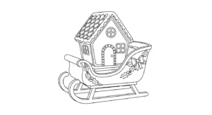 coloriage Maison En Pain D’épices updated à imprimer a4