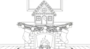 coloriage Maison En Pain D’épices updated à imprimer