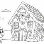 coloriage Maison En Pain D’épices updated à imprimer pdf gratuit