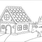 coloriage Maison En Pain D’épices updated et dessin a imprimer