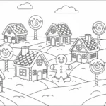 coloriage Maison En Pain D’épices updated à imprimer pour enfant de 6 ans