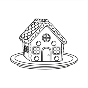 coloriage Maison En Pain D’épices updated et decoupage