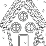 coloriage Maison En Pain D’épices updated et dessin a imprimer
