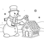 coloriage Maison En Pain D’épices updated pour enfant de 6 ans