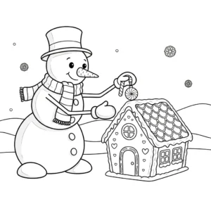 coloriage Maison En Pain D’épices updated pour enfant de 6 ans