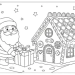 coloriage Maison En Pain D’épices updated et decoupage