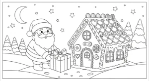 coloriage Maison En Pain D’épices updated et decoupage