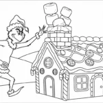coloriage Maison En Pain D’épices updated pour enfant de 2 ans