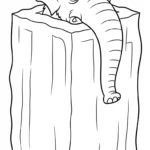 coloriage Mammouth pour enfants à télécharger