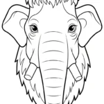 coloriage Mammouth a telecharger