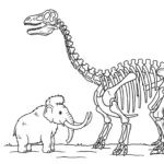 coloriage Mammouth pour enfants a imprimer