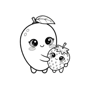 coloriage Mango a imprimer gratuit