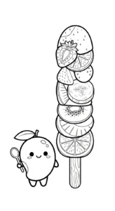 coloriage Mango pour enfants à télécharger