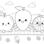 coloriage Mango à imprimer pour enfant de 12 ans