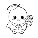 coloriage Mango et decoupage